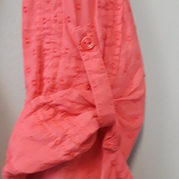 Anthropologie Leifnotes Pink Lace peasant Top - Picture 10 of 13